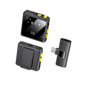 Kablosuz Taşınabilir Yaka & El Mikrofonu | Metal-Plastik Gövdeli, Gürültü Azaltmalı Mikrofon | Mobil, Kamera ve Sahne Kullanımı İçin thumbnail 1