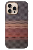 Apple iPhone 16 Pro HBC-377 Kevlar Slim Magsafe Kapak - Gün Batımı - 2