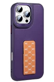 iPhone 14 Pro Max HBC-265 Madrid Magsafe Standlı Kapak - Derin Mor thumbnail 1