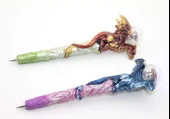 Dragonlu Polyester Işıklı Tükenmez Kalem - 2
