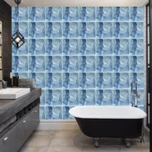 Decohandy 30x30 Cm Pvc Duvar Karosu 4'Lü Paket - Okyanus Mermer - 3