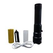 pilelistore 1300 Lümen TG Led 2800 mAH Zoom Özellikli Şarj Edilebilir El Feneri SK3600 - 1