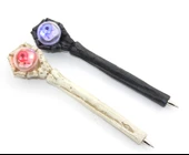 Polyester El Tasarımı Işıklı Tükenmez Kalem - 1