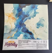 Decohandy 30x30 Cm Pvc Duvar Karosu 4'lü Paket - Mavi Desen - 1