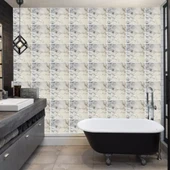 Decohandy 30x30 Cm Pvc Duvar Karosu 4'Lü Paket - Siyah Beyaz Mermer - 3