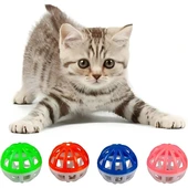 4'lü Çıngıraklı Top Kedi Oyuncağı thumbnail 2