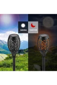 Solar Alev Efektli Bahçe Lambası thumbnail 4