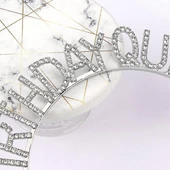 Birthday Queen Yazılı Kraliçe Taç thumbnail 4