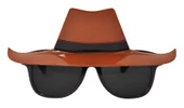 Dedektif Parti Gözlüğü - Kovboy Şerif Parti Gözlüğü thumbnail 2