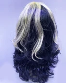 Siyah Sarı Parti Peruğu thumbnail 3