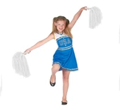 Beyaz Renk Gösteri Ponponu Çift thumbnail 1