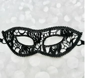 Siyah Kedi Model Dantel Parti Maskesi 12 No thumbnail 1