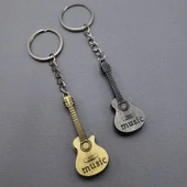 Metal Gitar Anahtarlık - 1