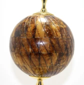 Pirinç Dünya Küre Kemikli thumbnail 2