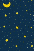 Sarı Lacivert Yıldız Desenli Kaymaz Dot Taban Dijital Baskı Çocuk Halısı - 2