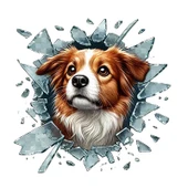 Fulcar Australian Shepherd Araç Stickerı thumbnail 1