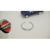 Nissan Buğday Kulakları Krom Metal 3M 3D Logo OEM Ürün - 1