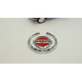 Nissan Buğday Kulakları Krom Metal 3M 3D Logo OEM Ürün - 3