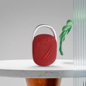 Nautica S30 Taşınabilir Şarjlı Kablosuz Bluetooth Speaker Hoparlör Kırmızı thumbnail 2