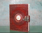 Taşlı Deri Defter Model 3 - 1