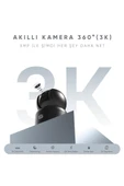 Şımart Akıllı Wi-fi 1620p 3k Ultra 360° Kamera - 2