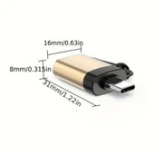 Powermaster PM-3826 USB-A TO Type-C OTG Çevirici Adaptör - 2