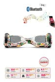 Elektrikli Kaykay Hoverboard Bluetooth Hoparlörlü 6.5 Inch D19 thumbnail 3
