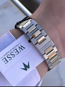 Wesse İtalyan Bileklik Hediyeli Otomatik 2 yıl Garantili 5 Atm Suya Dayanıklı Erkek Kol Saati 803.Y thumbnail 5