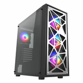 Vento VG12AL 850W 80+ Bronz USB 3.2 RGB eATX Mid Tower Siyah Kasa thumbnail 7