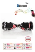 Elektrikli Kaykay Hoverboard Bluetooth Hoparlörlü 6.5 Inch Grafiti D06 thumbnail 3