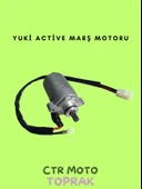 Yuki Active Marş Motoru – 12V Dayanıklı Dişli Başlatma Motoru Scooter Uyumlu - 1