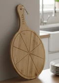 Bambu Pizza Tabağı - Sunumluk 30 CM - 4