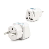 pilelistore Amerikan Fiş Adaptörü Beyaz HDX1251 - 1