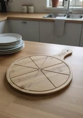 Bambu Pizza Tabağı - Sunumluk 30 CM - 1