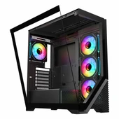 Vento VG4202FL 850W 80+ Bronz USB 3.2 ATX Mid Tower Siyah Kasa thumbnail 6