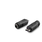 pilelistore Notebook Adaptör Ucu Çevirici Type-C (M) To 5.5*2.5 (F) 10Lu Paket Siyah HDX1340 - 1