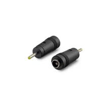 pilelistore Notebook Adaptör Ucu Çevirici 5.5*2.5 (M) To 2.3*0.7 (F) 10Lu Paket Siyah HDX1338 - 1