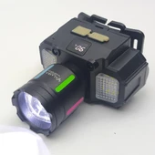 Hareket Sensörlü Çift Işık Kaynaklı Şarjlı Kafa Lambası thumbnail 2