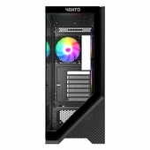 Vento VG4202FL 850W 80+ Bronz USB 3.2 ATX Mid Tower Siyah Kasa thumbnail 2