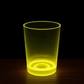pilelistore PartyGlow Neon Sarı Bardak 8.5 x 10.5 cm - 1