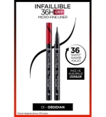 Loreal Paris Infaillible 36H Grip Micro Fine Eyeliner 01 Obsidian - Siyah - 1