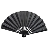 pilelistore Plastik Kumaş Yelpaze 12 li Siyah - 1