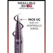 Loreal Paris Infaillible 36H Grip Micro Fine Eyeliner 04 Dew Berry - 2