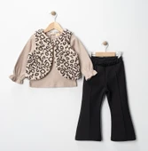 Via Kız Çocuk 3'lü Yeleklı Takım  VIA-9738 thumbnail 6