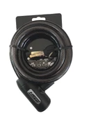 BİSİKLET ÇELİK HALAT KİLİT 12x1500 SİYAH A+++KALİTE KİLİT 1,5 MT thumbnail 1