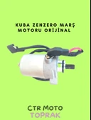 Kuba Zenzero Marş Motoru – 12V Dayanıklı Başlatma Motoru Scooter Uyumlu - 1