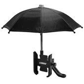 Siyah Ayna Bağlantılı Şemsiyeli Ayarlı Telefon Tutucu Aliminyum A+++ Kalite thumbnail 1