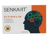 Senkavit Sitikolin + L-Teanin + B6 ve Vitamin E İçeren 30 Kapsül - 1