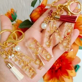 Epoksi Çoklu Silikon Kalıp Düz G Harfi Anahtarlık Reçine Seri Döküm Kalıbı 4 CM 10 Lu thumbnail 5