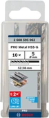 HSS-G Metal Matkap Ucu 5*86 mm 10lu thumbnail 1